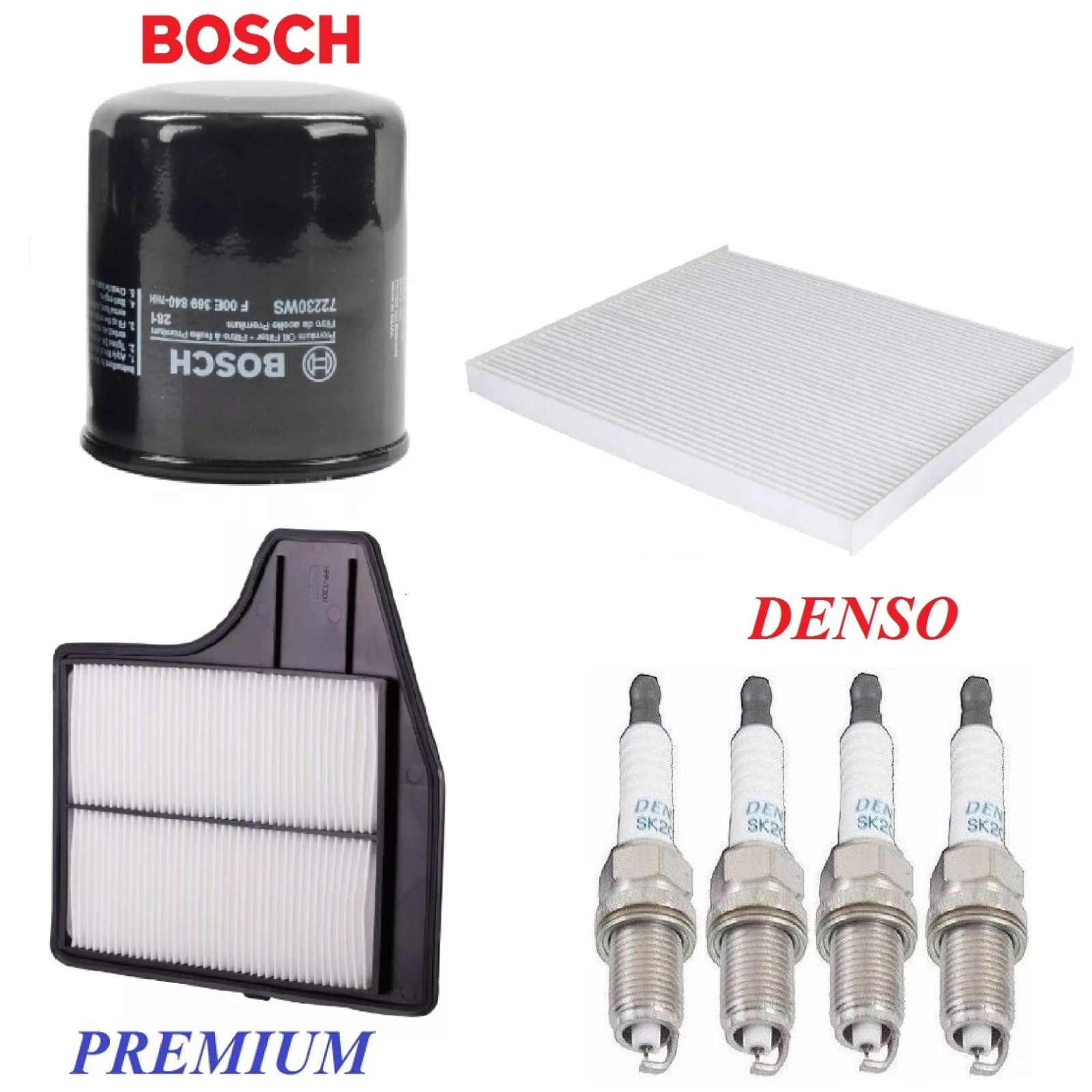 Tune Up Kit Filters Spark Plugs For NISSAN ALTIMA L4 2.5L, Sedan 2013-2017