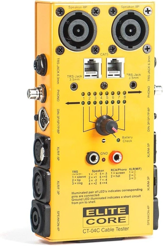 Elite Core OSP CT-04C Network & Speaker Cable Tester