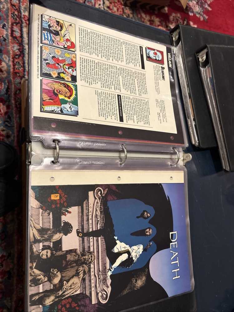 Comic Book Bio Binder