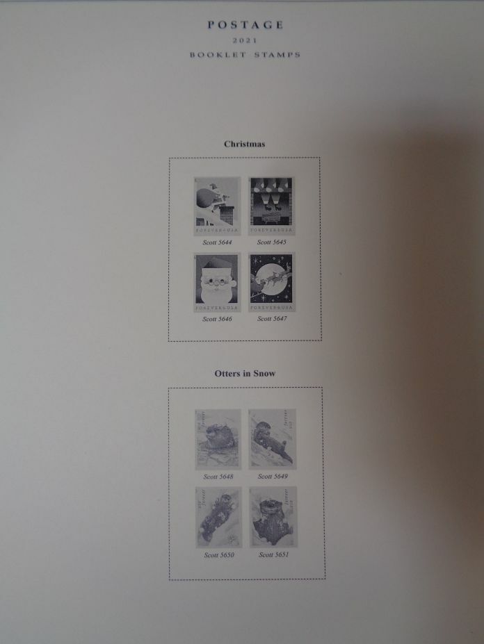 SCOTT National 2021 US Stamp album supplement # 89 NEW 100S021