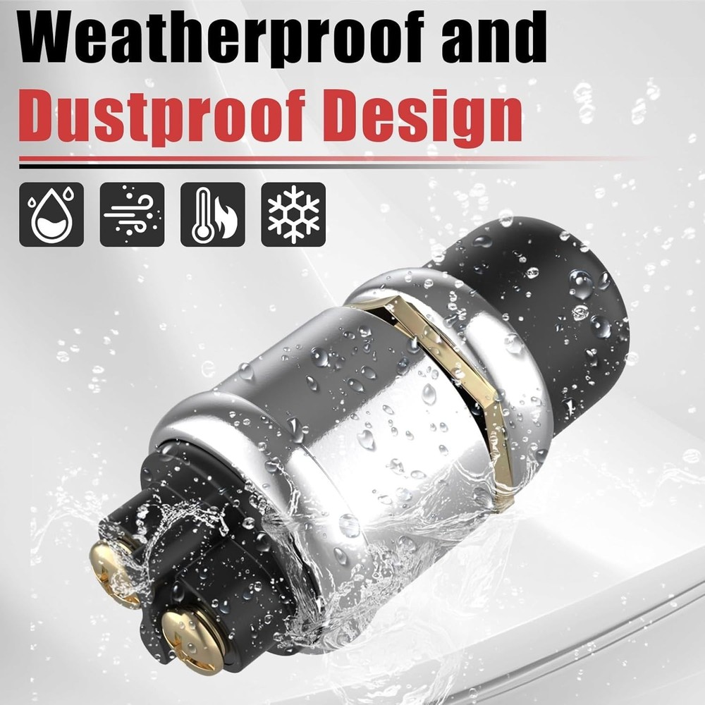 12V 50A Waterproof Push Button Starter Switch Momentary