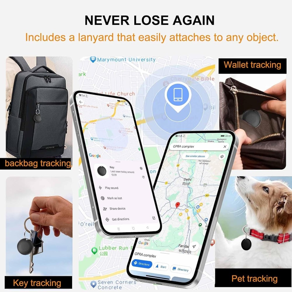 Air Tag for Android,Android air Tags-2 Pack Google Certified Androi... Fast Ship