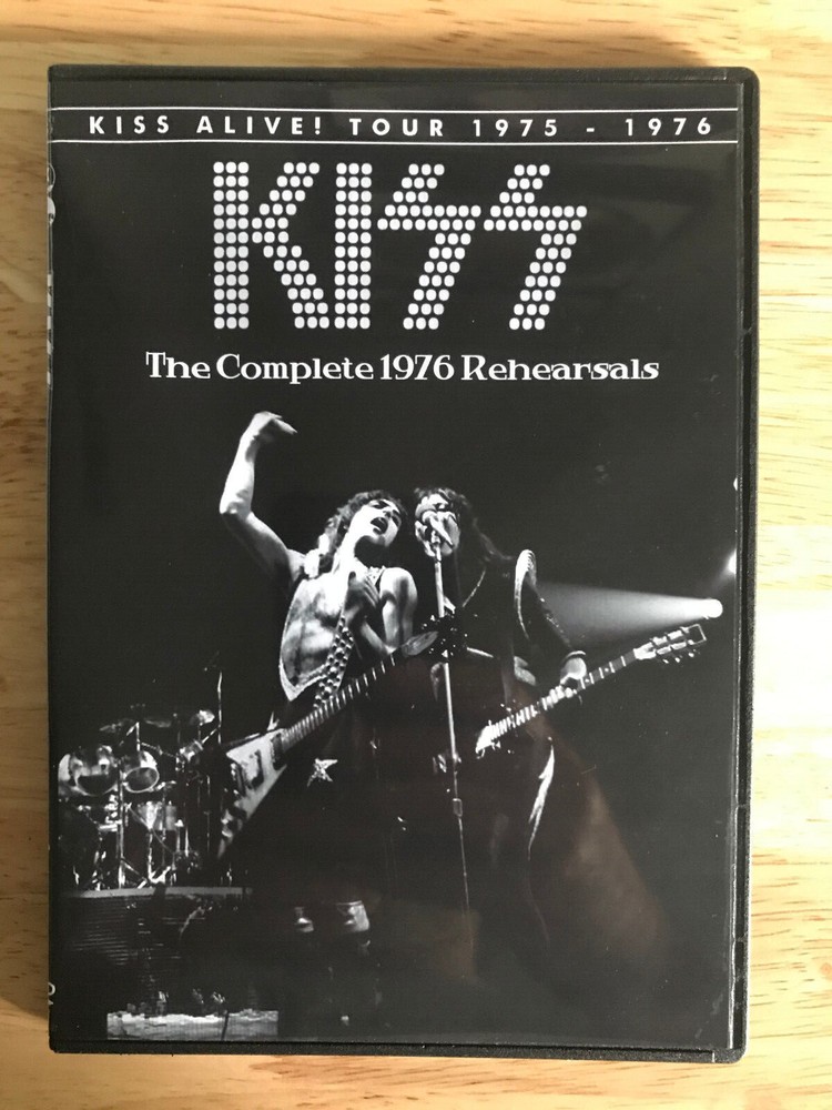 KISS - Live 1976 The Complete Rehearsals DVD Gene Simmons Ace Frehley