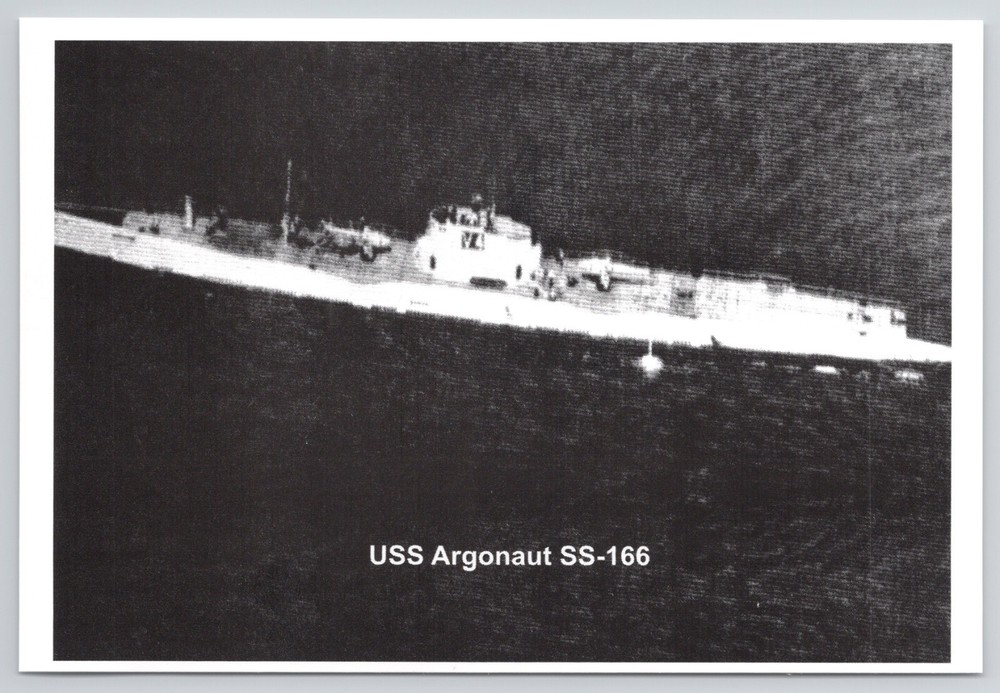 Postcard USS Argonaut SS-166 LP2