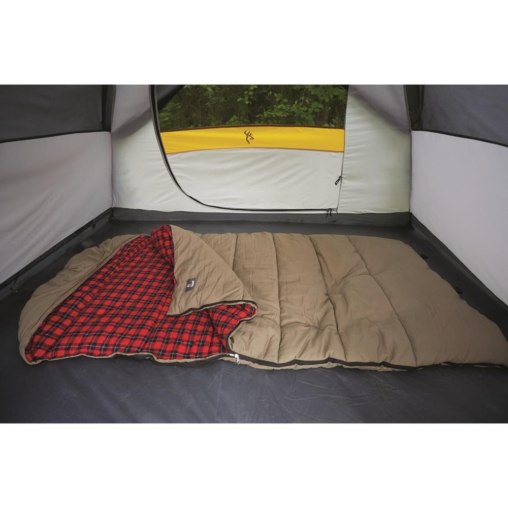 Guide Gear Canvas Hunter Extreme Sleeping Bag -30°F Rectangular-Shaped