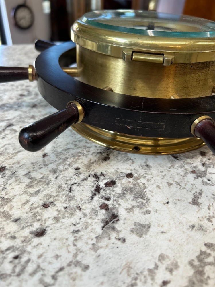 Schatz Ship Clock Nautical Bell Ships Wheel Germany