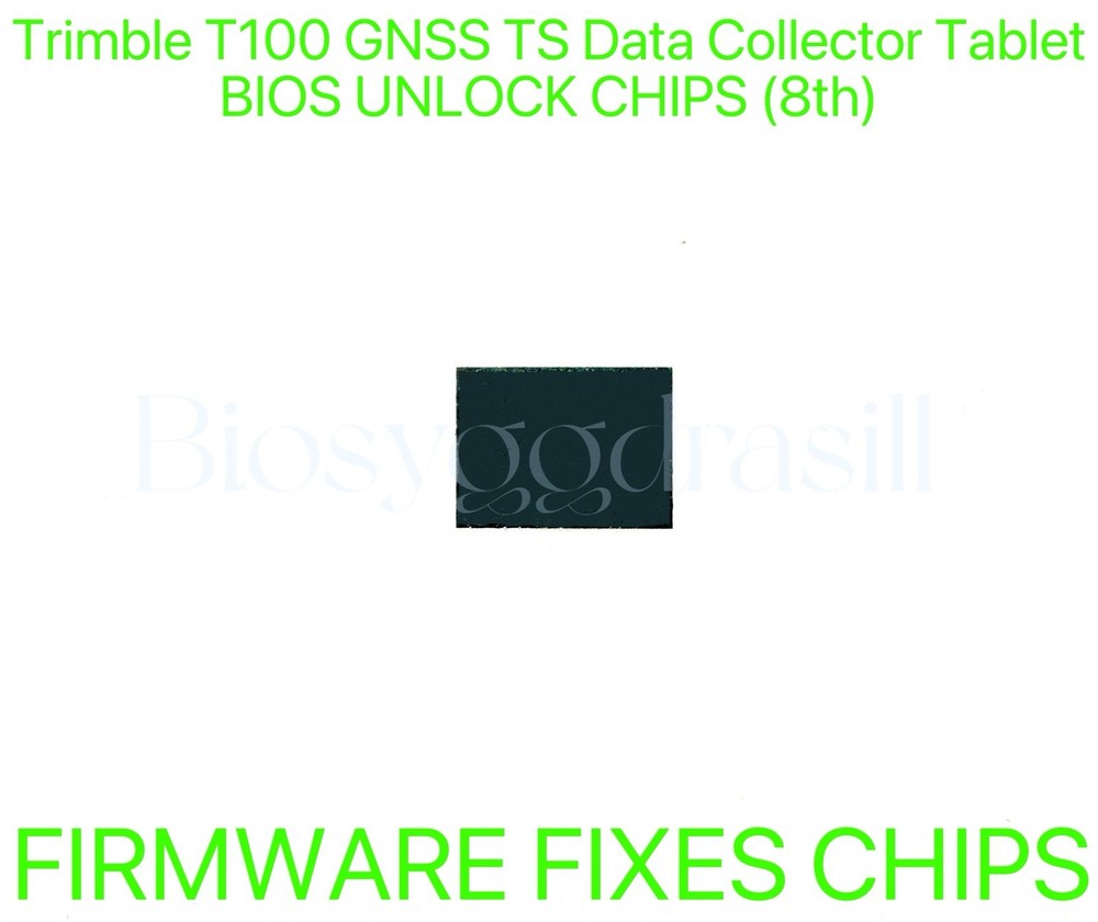 Trimble T100 GNSS TS Data Collector Tablet Series, ADMIN NO PASSWORD BIOS CHIP