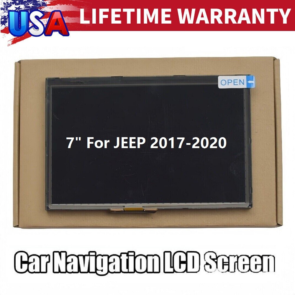 7" LCD Display Touch Screen For 2017-2020 Jeep Compass Radio Navigation Replace