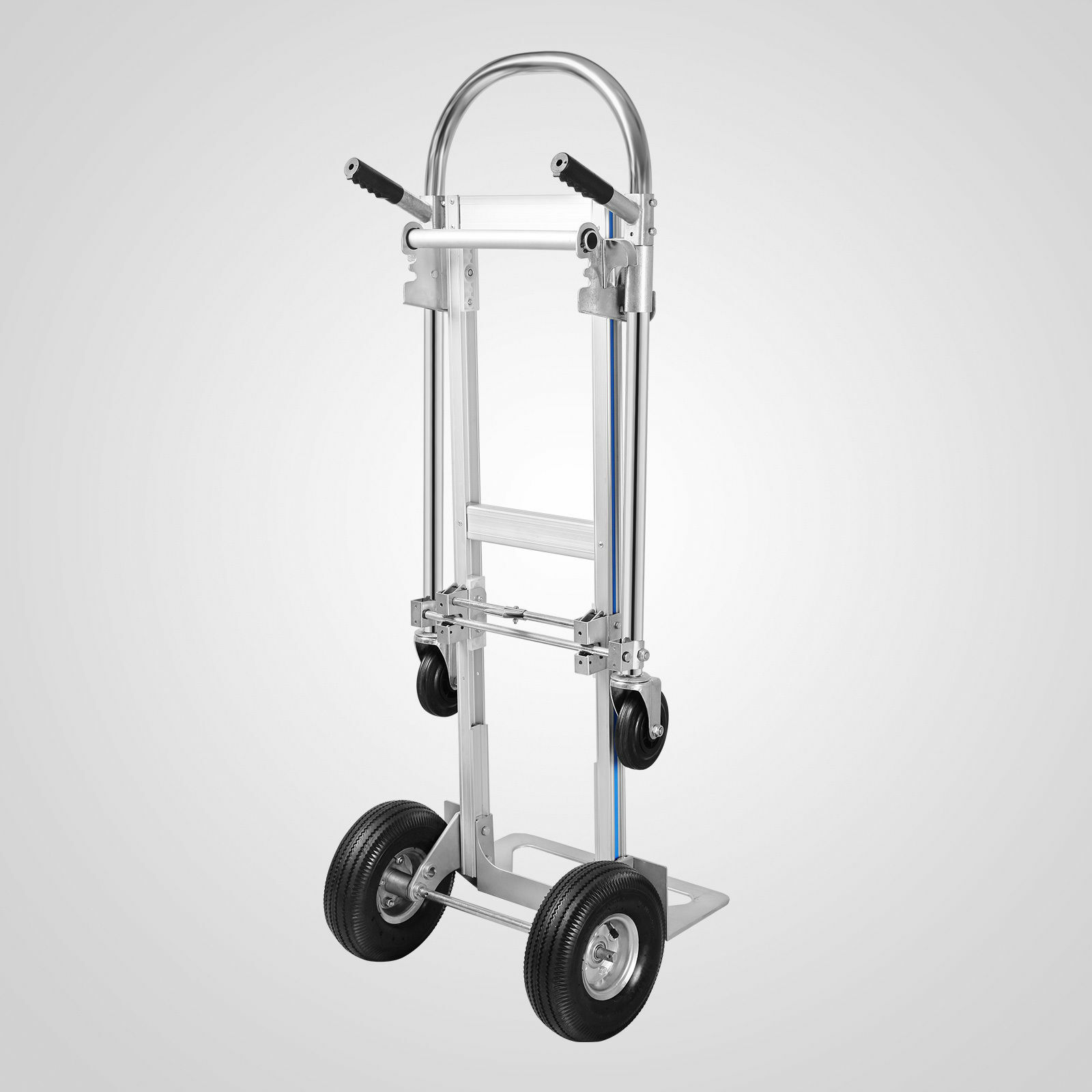 3IN1 Heavy Duty Aluminum Hand Truck Stair Climber Folding Dolly Convertible Cart