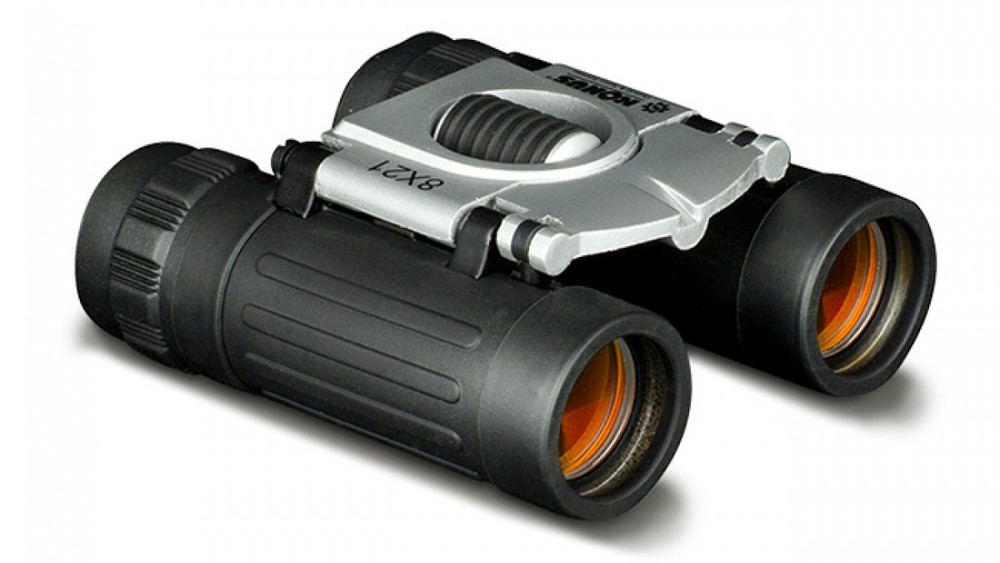 Konus Italia BASIC-8 8x21 Ruby Coated Binoculars Silver Bridge