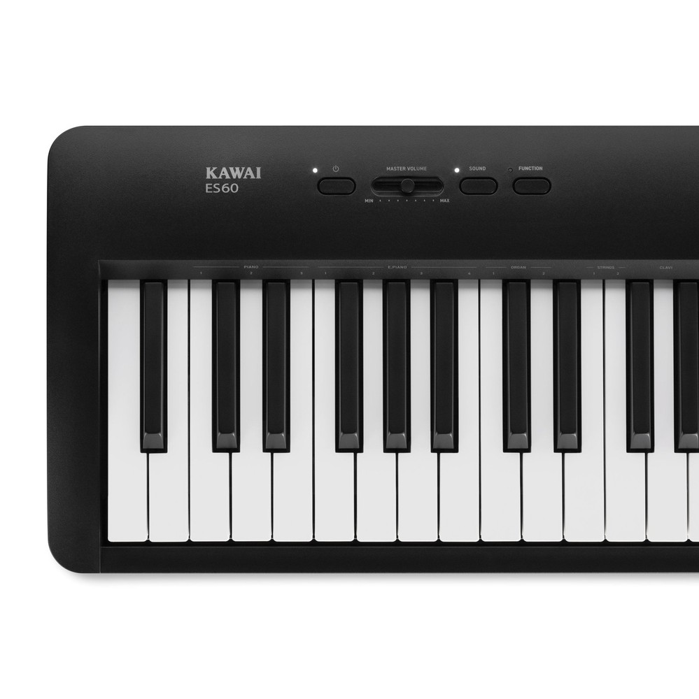 Kawai ES60 Digital Piano - Black KEY ESSENTIALS BUNDLE