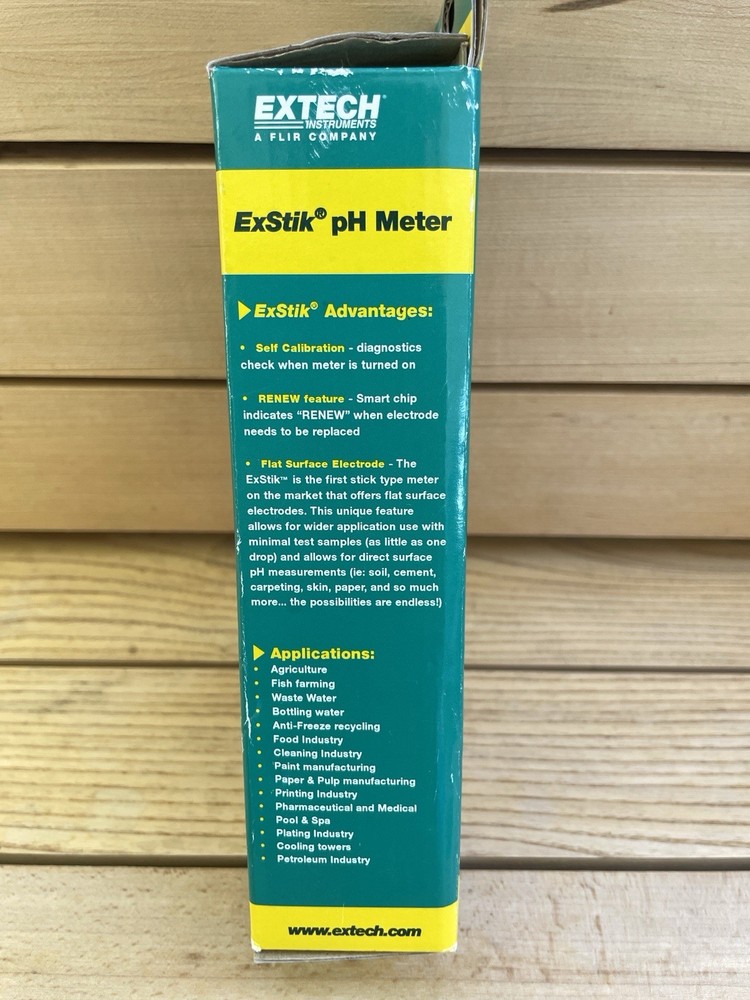 Extech ExStik PH100 Waterproof pH Meter FAST SHIP