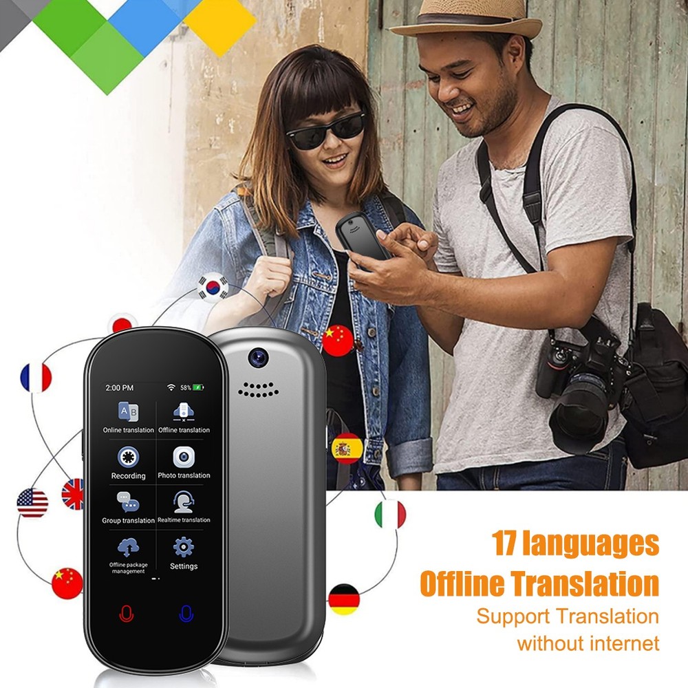 Portable Language Translator Device with 139 Languages Voice Translating