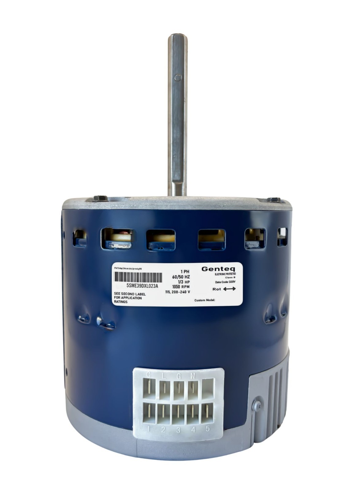 Genteq Motor X13 1/3 HP 5SME39DXL023A