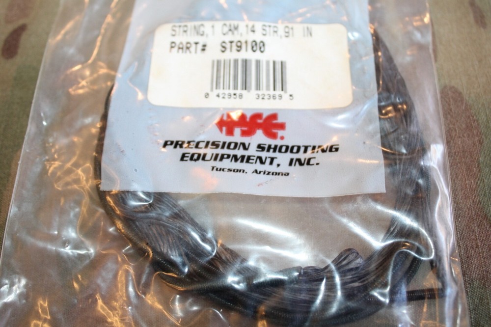 PSE Compound Bow String 91" 1-CAM 14 String Black