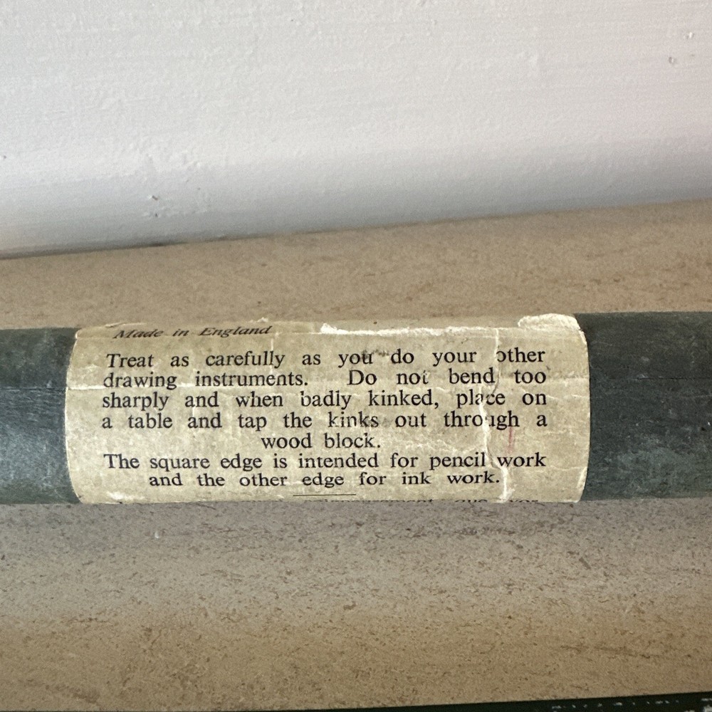 Vintage Flexicurve Ruler With Case