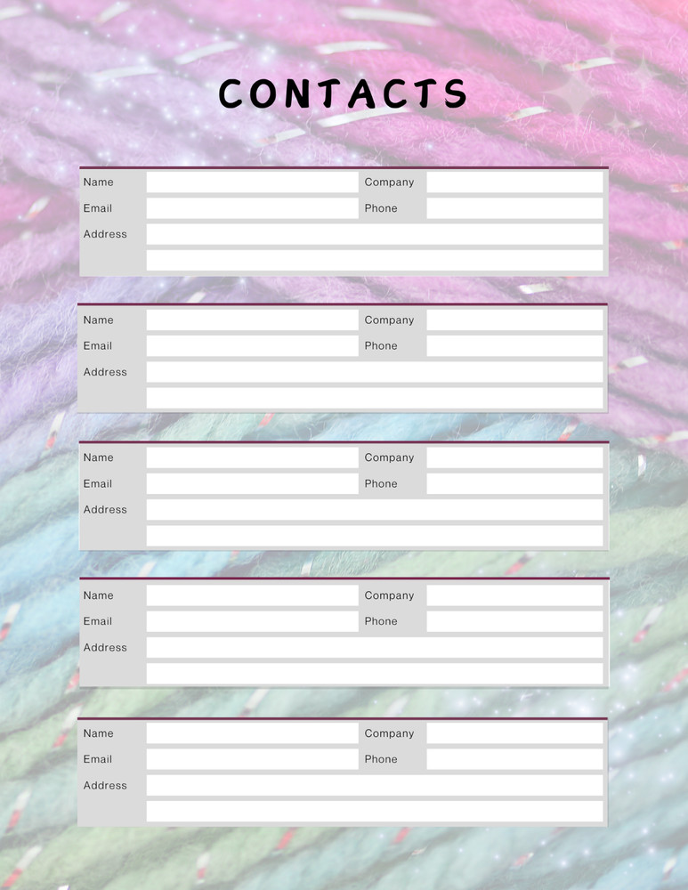 Yarn Lovers Daily Planner & Grateful Themed Journal