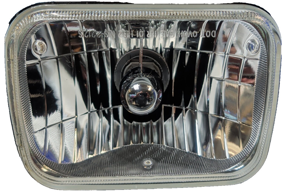 31389 UPI 5" X 7" Crystal Rectangular Headlight, Glass Lens