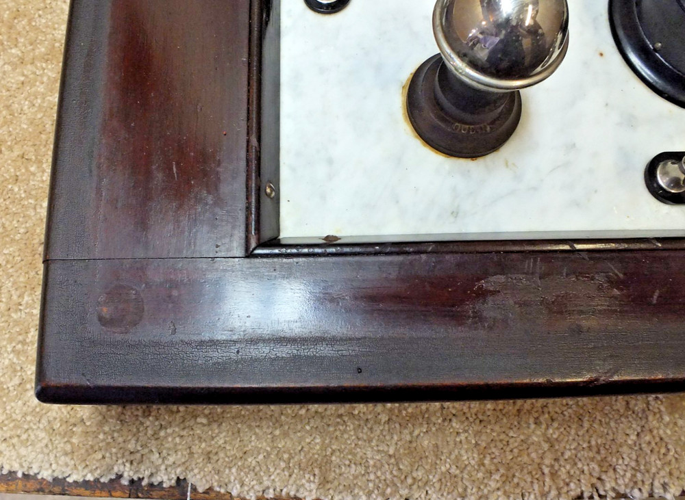 Antique Dynelectron Physicians Device with Atomic Force Control Panel c1913