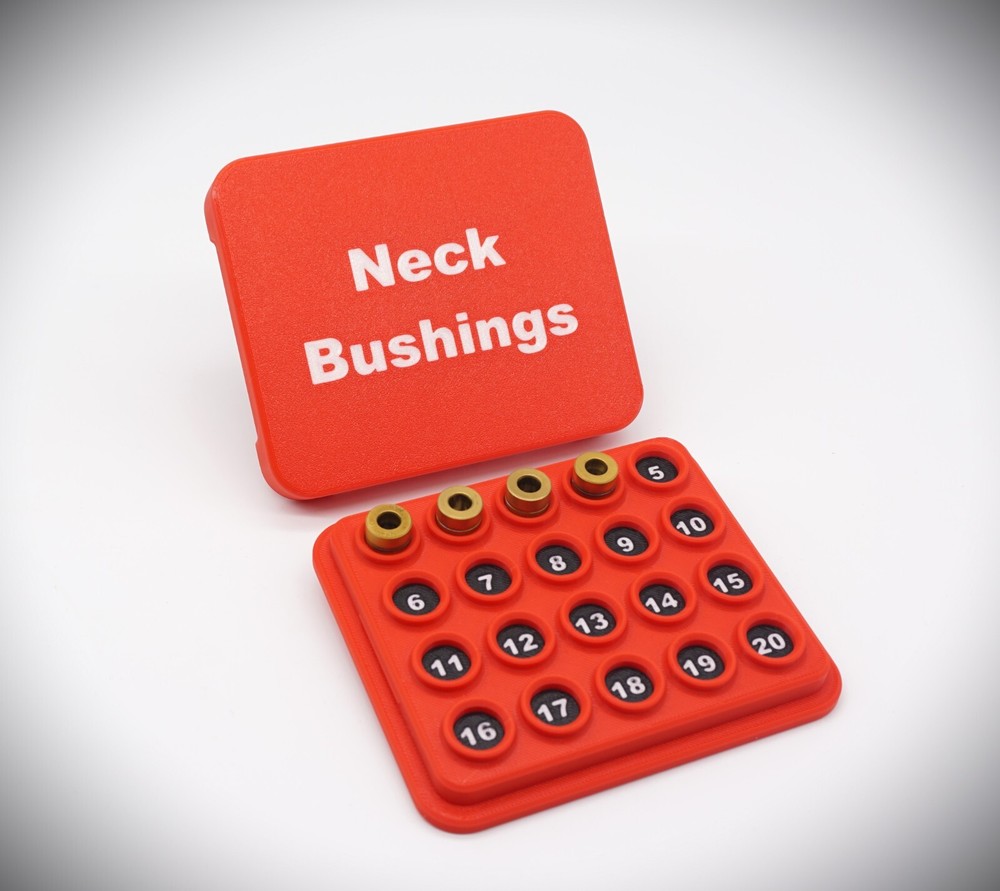 Redding RCBS Neck Sizer Die Bushing Storage Case Compatible Organizer By RMD3D