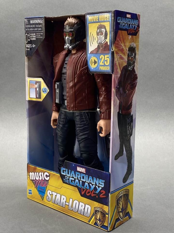 Star Lord 12" Figure Marvel Guardians of the Galaxy Vol 2 Music Mix Hasbro