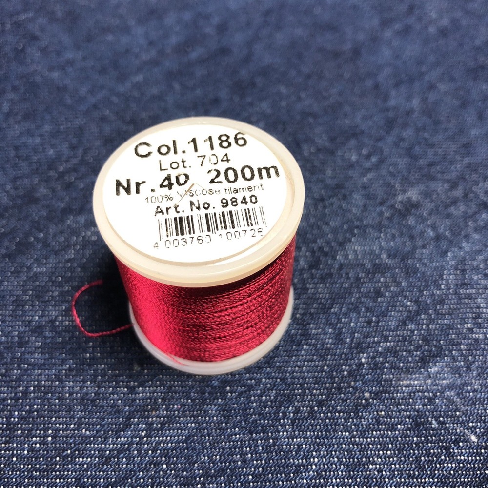 24 Spools Madeira Rayon Thread No. 40