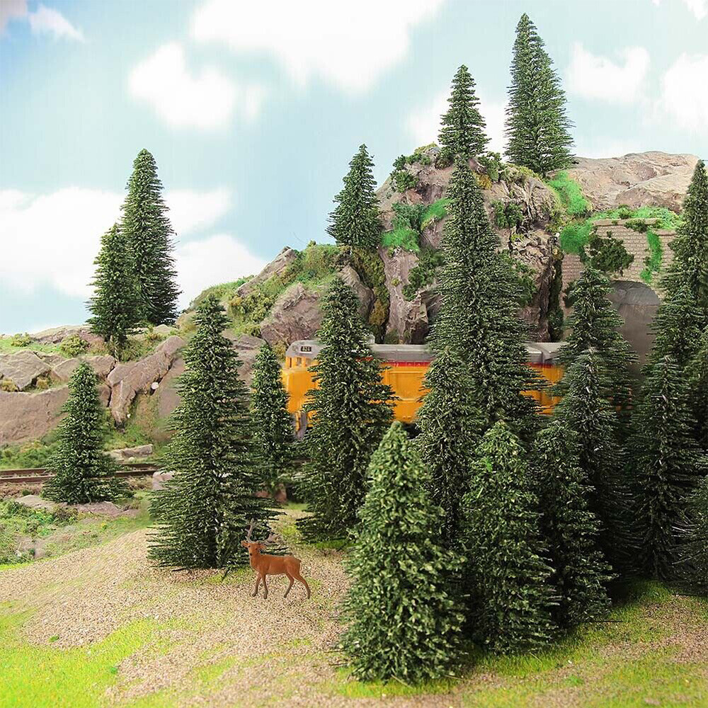 40pcs HO Scale Model Trees Set for Diorama Architecture Landscape Scenery Layout