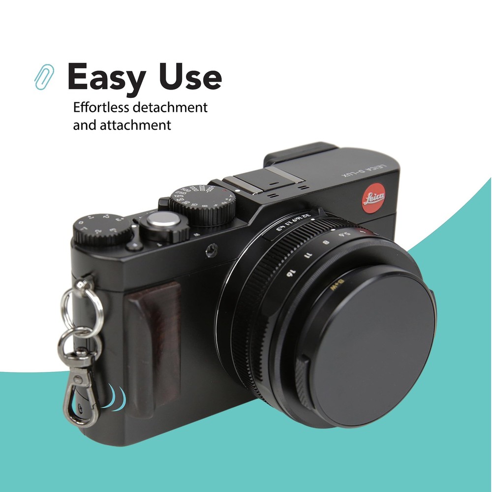 Foto&Tech Small Quick Release Adapter Clip for Camera with Round Lugs for Cam...