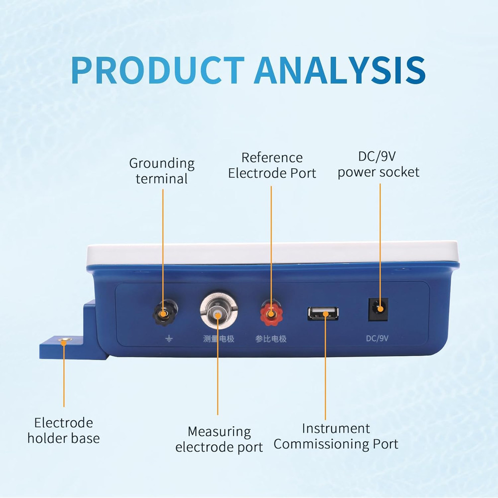 Instruments,Lab Benchtop Ph Meter Kit,1-2Points Auto Calibration,0.01 Ph Accurac