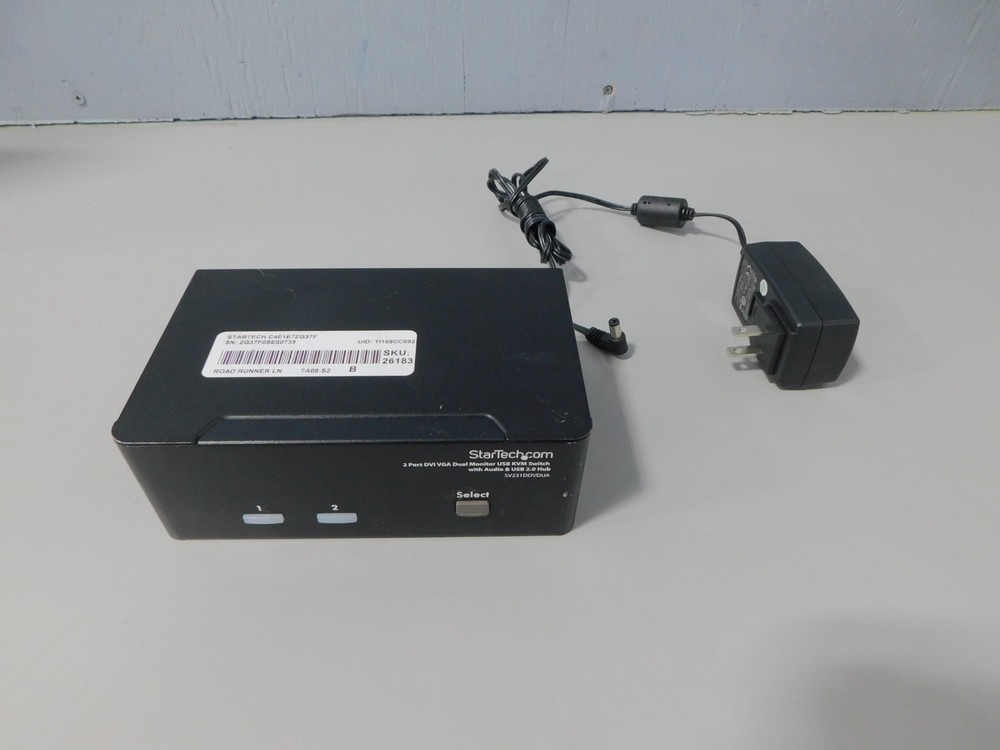 StarTech.com SV231DDVDUA 2-Ports External KVM Switch