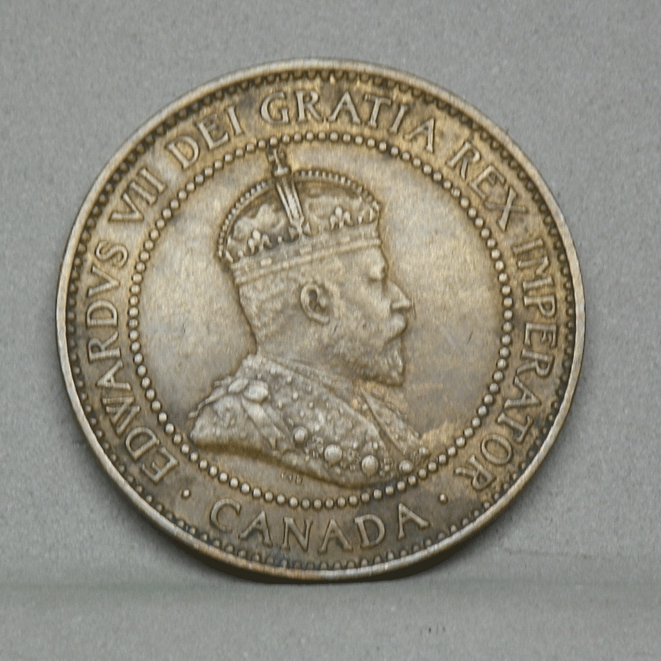 CANADA 1909 LARGE CENT, XF