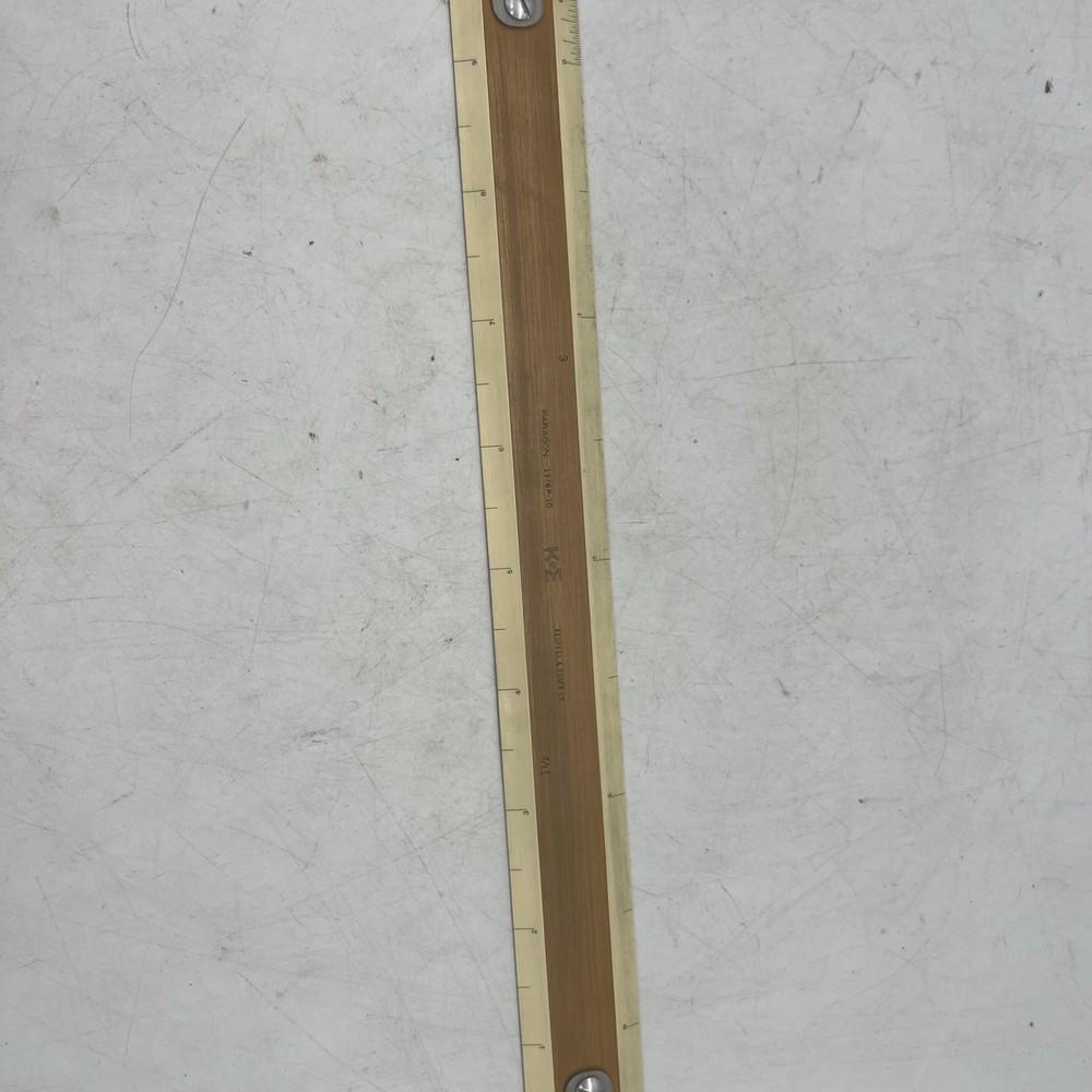 K&E Keuffel & Esser Co. 18” Drafting Ruler Paragon 1376P - 10