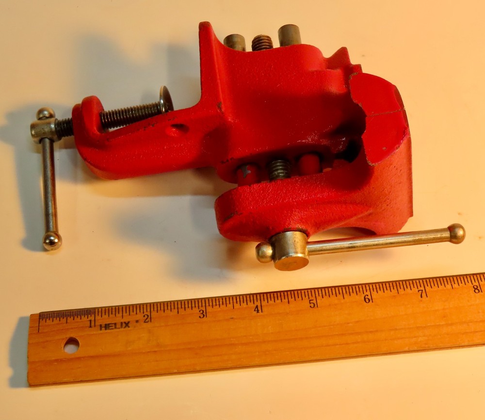 3-Inch Bench Vise New Unused, Made In Japan, Very Solid Lock-Up Smooth Function