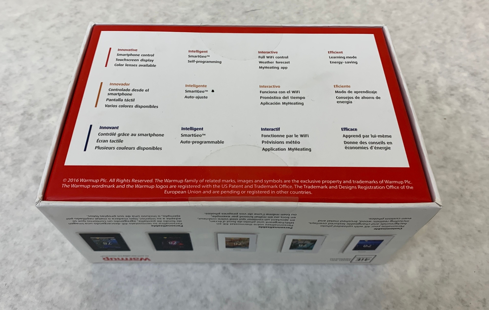 Warmup 4iE Smart WiFi Portrait Heated Floor Thermostat in White (4iE-V04-WH-01)