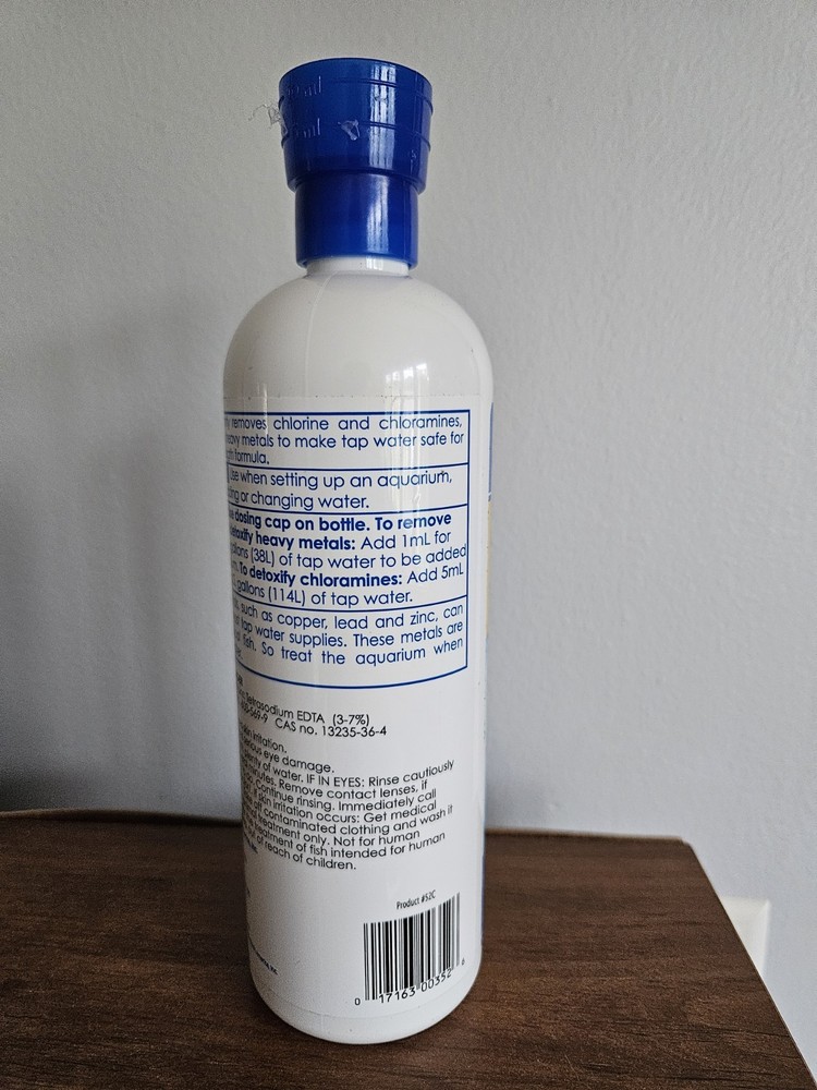 API TAP WATER CONDITIONER Aquarium Water Conditioner 16-Ounce Bottle