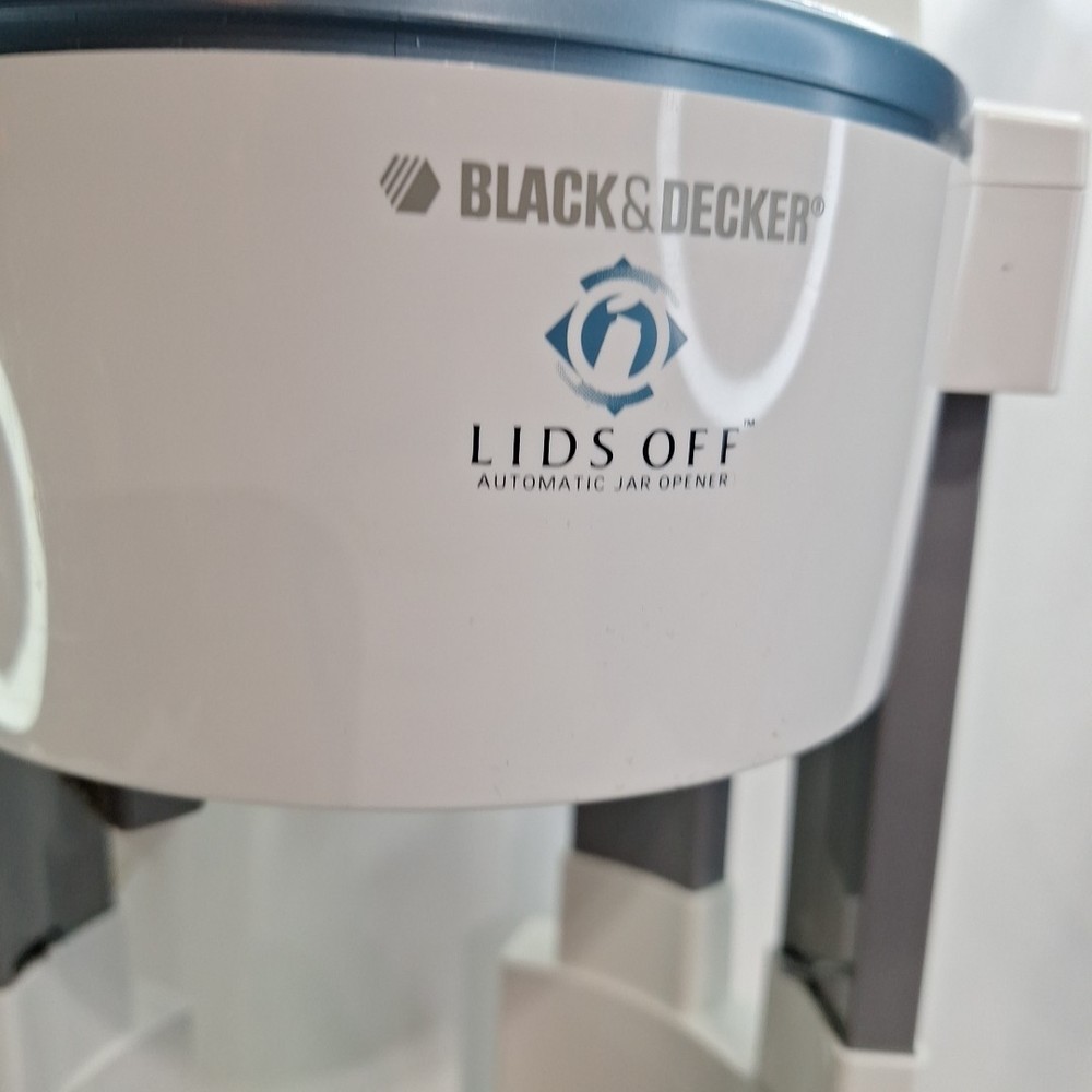 Black & Decker Lids Off Automatic Electric Jar Opener Adjustable JW200 Tested