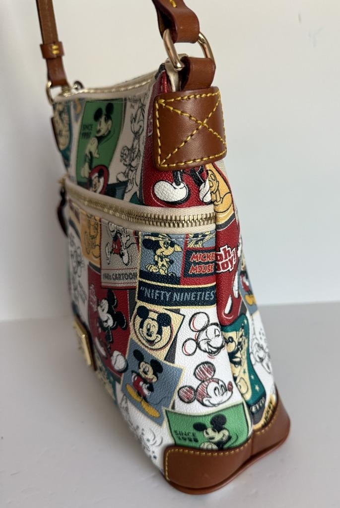 Disney Dooney & Bourke Mickey Through the Years 2016 Handbag Read Description