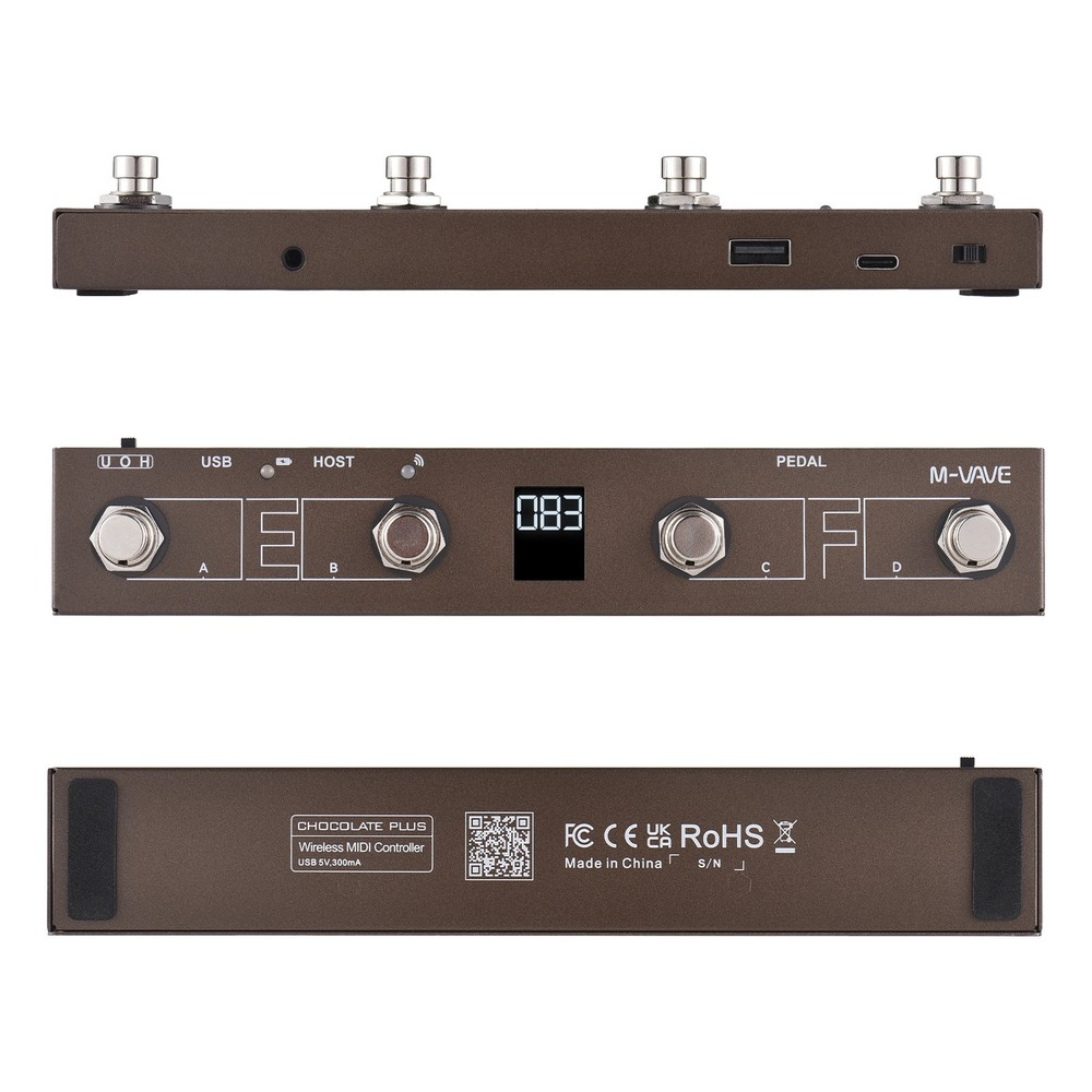 M-VAVE Wireless MIDI Controller BT MIDI Pedal Controller Intelligent APP VYSK
