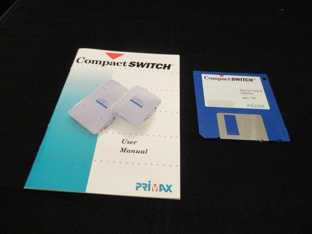 PRIMAX COMPACT SWITCH DISK WITH USER MANUAL