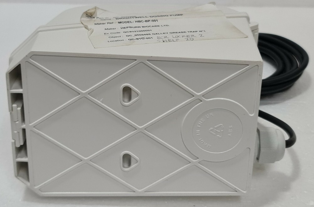 HEPBURN/BRIGHTWELL MODD2 AUTOMATIC CHEMICAL DOSING SYSTEM 111301426