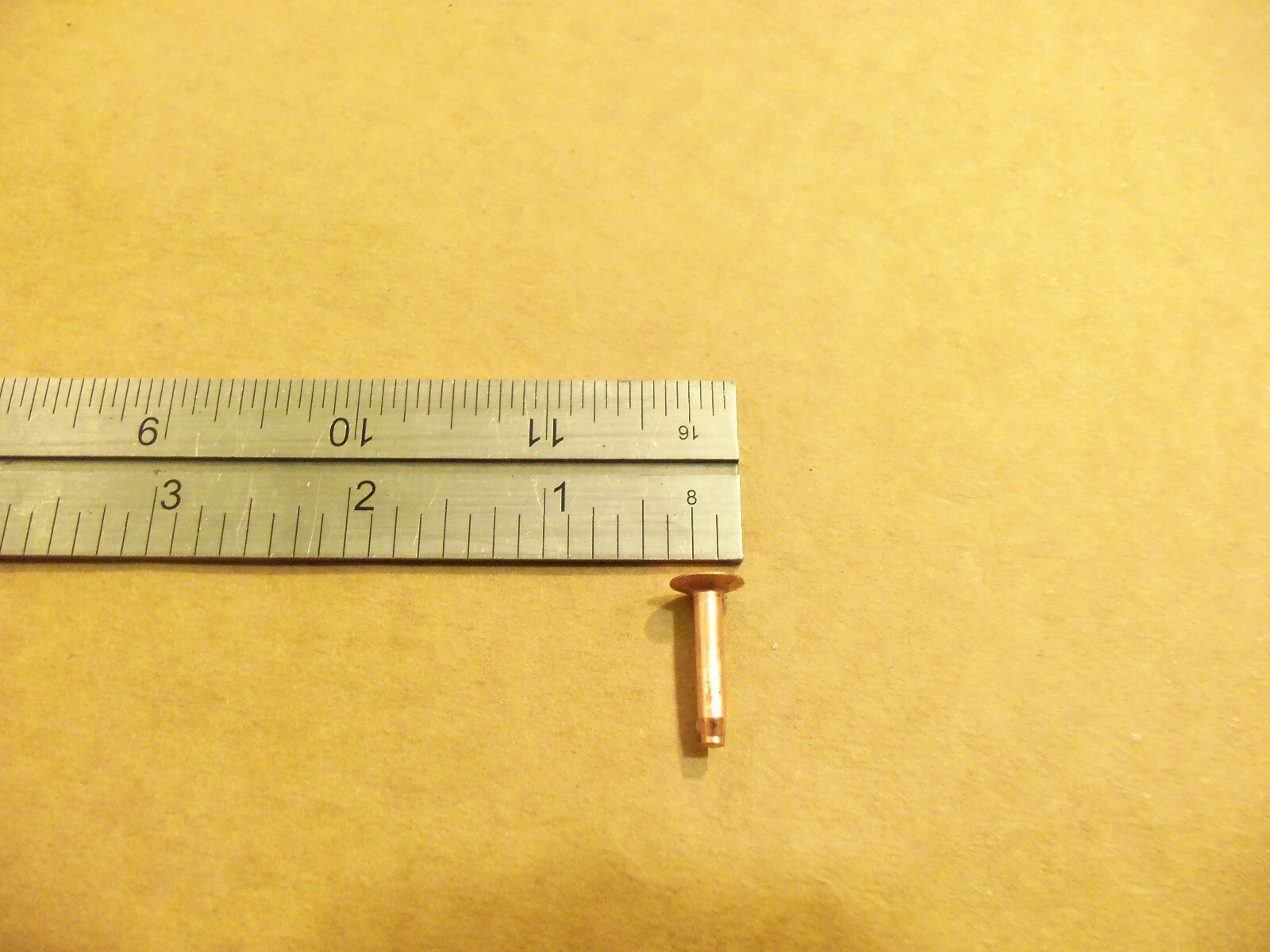Copper Rivets & Burrs 3/4" 12 Gauge SCA (1 Pound)