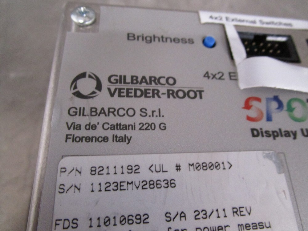 GILBARCO E8211192 M08001 VEEDER-ROOT SPOT DISPLAY UNIT