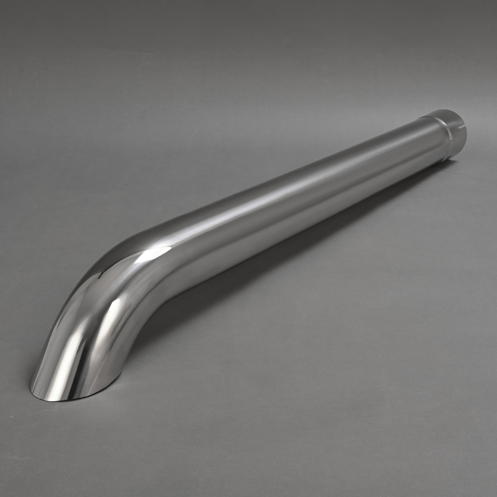 Stainless Steel Curved Exhaust Pipe Stack For Farmall IH 1026 1066 1466 w/Clamp