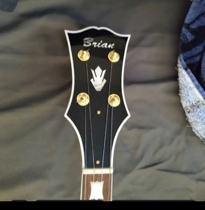 custom curly maple 🍁 5 string gold plated Greg Rich hardware banjo