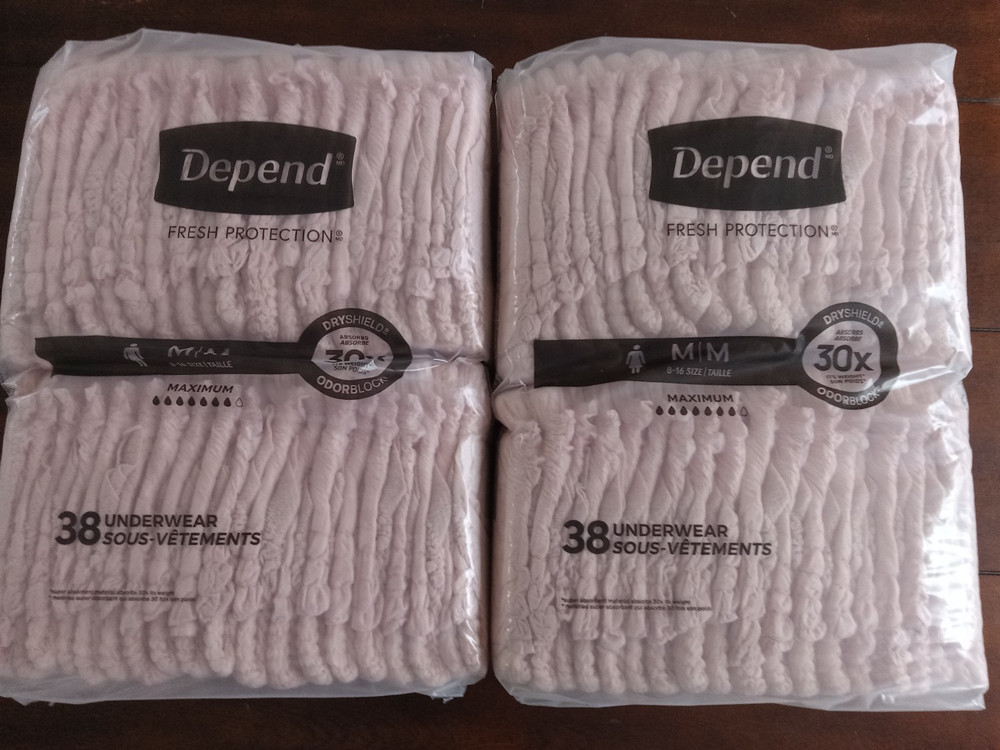 Depend women medium