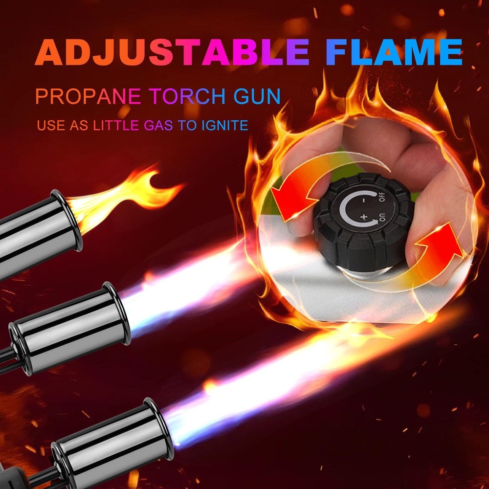 ARTFLAMM Powerful Propane Torch Gun, Kitchen Cooking Torch, Culinary Torch Ca...