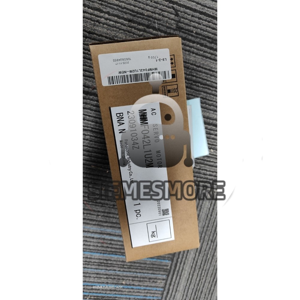 1PCS Panasonic MHMF042L1U2M AC Servo Motor
