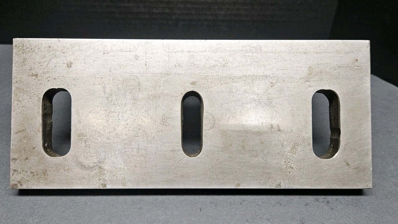 Challenge USA! 12" x 6" x 5" Angle Plate Slotted Webbed B1486 Machinist Fixture