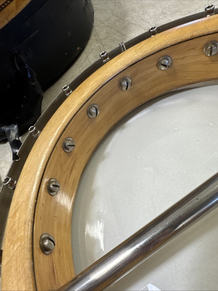 SS Stewart 4 String Tenor Resonator Banjo w/ Case