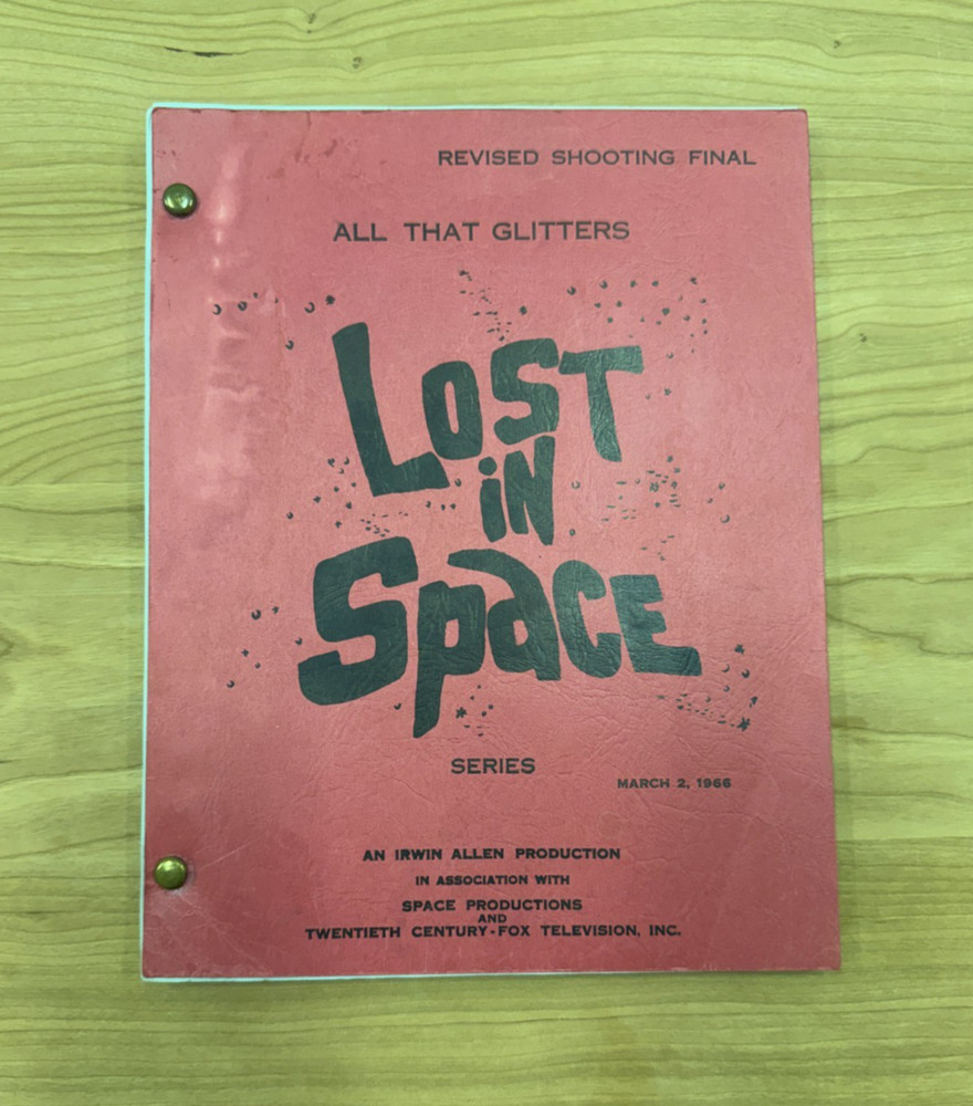 Lost in Space "All That Glitters" Irwin Allen Sci Fi TV show Script 1966